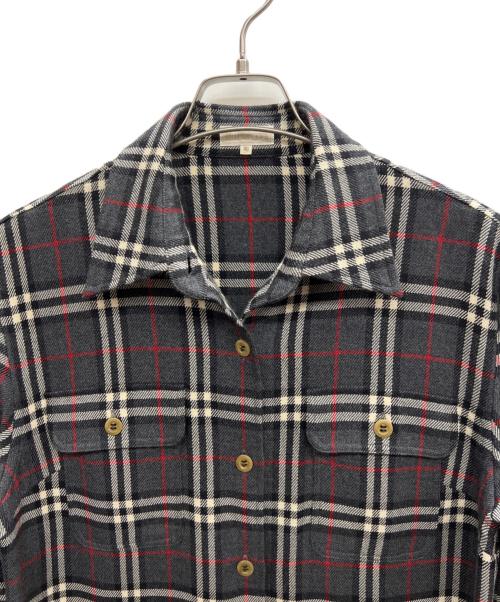 Burberry's（バーバリーズ）Burberry's (バーバリーズ) 長袖シャツ グレー サイズ:40の古着・服飾アイテム