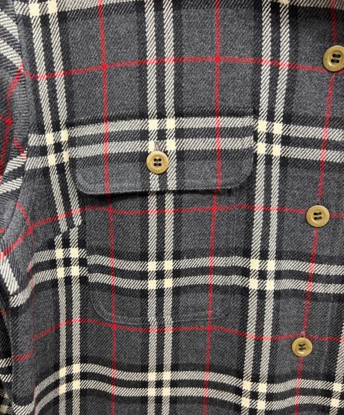 Burberry's（バーバリーズ）Burberry's (バーバリーズ) 長袖シャツ グレー サイズ:40の古着・服飾アイテム