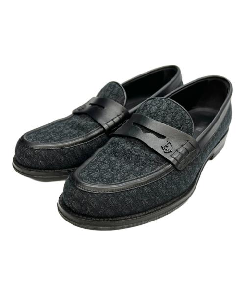 Dior（ディオール）Dior (ディオール) Granville ブラック×ネイビー サイズ:42の古着・服飾アイテム