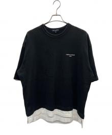 COMME des GARCONS HOMME（コムデギャルソン オム）の古着「ロゴプリントＴシャツ」｜ブラック