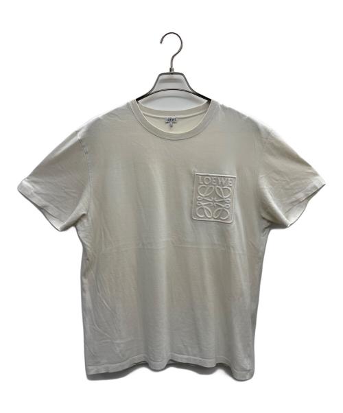 LOEWE（ロエベ）LOEWE (ロエベ) 半袖カットソー ホワイト サイズ:Lの古着・服飾アイテム
