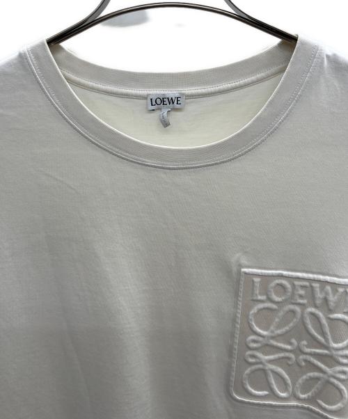 LOEWE（ロエベ）LOEWE (ロエベ) 半袖カットソー ホワイト サイズ:Lの古着・服飾アイテム