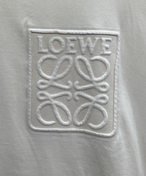LOEWE（ロエベ）LOEWE (ロエベ) 半袖カットソー ホワイト サイズ:Lの古着・服飾アイテム