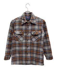 PENDLETON（ペンドルトン）の古着「長袖ウールシャツ」｜グレー×ブラウン