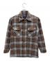 PENDLETON（ペンドルトン）の古着「長袖ウールシャツ」｜グレー×ブラウン