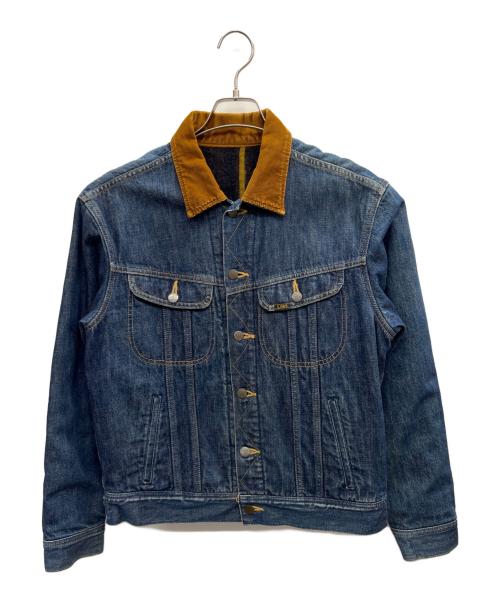 LEE（リー）LEE (リー) デニムジャケット インディゴ×ブラウン サイズ:Mの古着・服飾アイテム