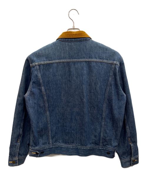 LEE（リー）LEE (リー) デニムジャケット インディゴ×ブラウン サイズ:Mの古着・服飾アイテム
