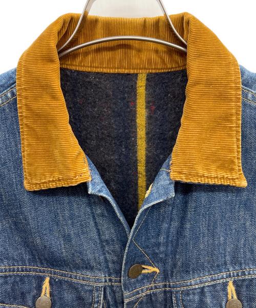 LEE（リー）LEE (リー) デニムジャケット インディゴ×ブラウン サイズ:Mの古着・服飾アイテム