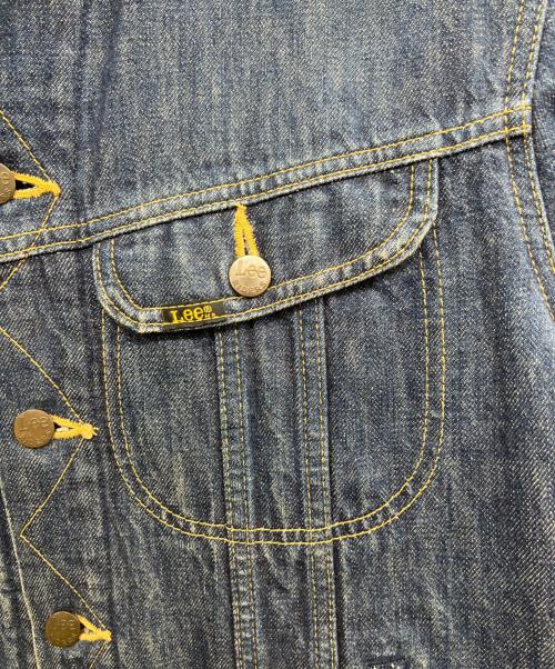 LEE（リー）LEE (リー) デニムジャケット インディゴ×ブラウン サイズ:Mの古着・服飾アイテム