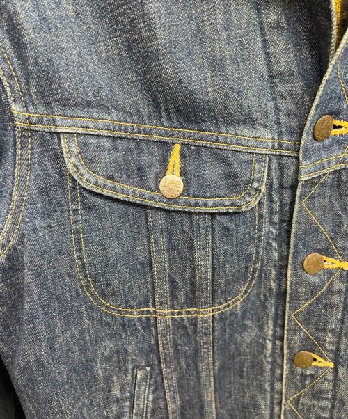 LEE（リー）LEE (リー) デニムジャケット インディゴ×ブラウン サイズ:Mの古着・服飾アイテム