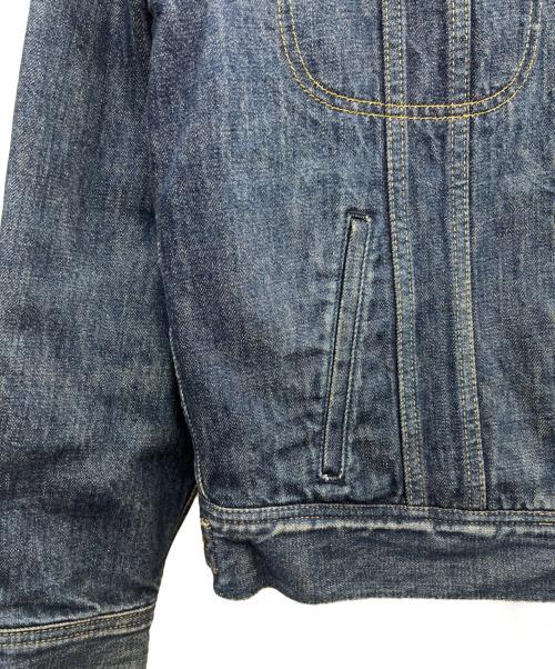 LEE（リー）LEE (リー) デニムジャケット インディゴ×ブラウン サイズ:Mの古着・服飾アイテム