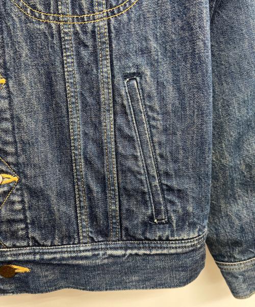 LEE（リー）LEE (リー) デニムジャケット インディゴ×ブラウン サイズ:Mの古着・服飾アイテム