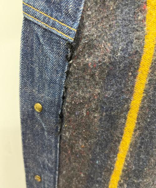 LEE（リー）LEE (リー) デニムジャケット インディゴ×ブラウン サイズ:Mの古着・服飾アイテム
