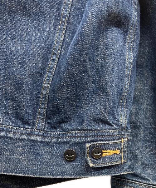 LEE（リー）LEE (リー) デニムジャケット インディゴ×ブラウン サイズ:Mの古着・服飾アイテム