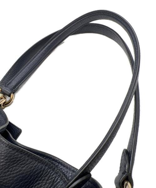 COACH（コーチ）COACH (コーチ) トートバッグ ペブルレザー ハリー ロゴ ネイビーの古着・服飾アイテム