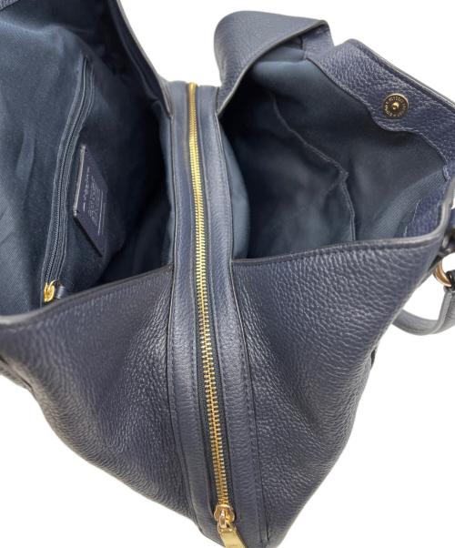 COACH（コーチ）COACH (コーチ) トートバッグ ペブルレザー ハリー ロゴ ネイビーの古着・服飾アイテム