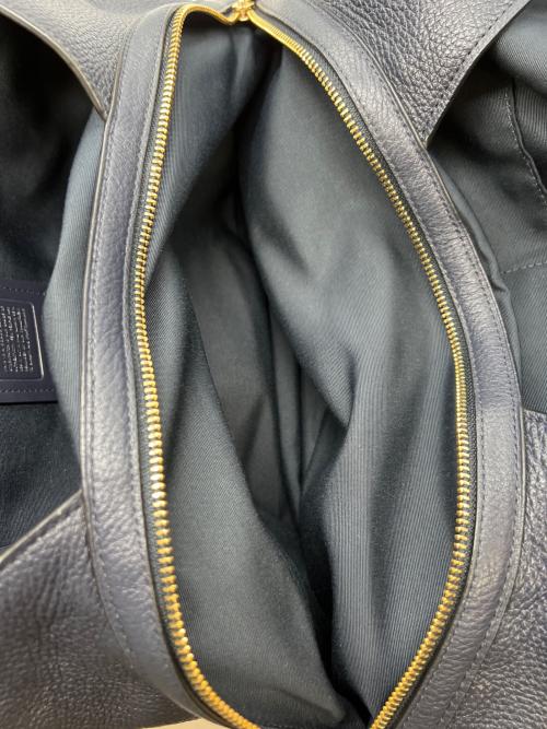 COACH（コーチ）COACH (コーチ) トートバッグ ペブルレザー ハリー ロゴ ネイビーの古着・服飾アイテム