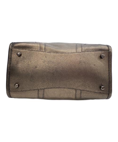 COACH（コーチ）COACH (コーチ) エレベーテッド ライダー33 サッチェル メタリックレザー ブロンズの古着・服飾アイテム