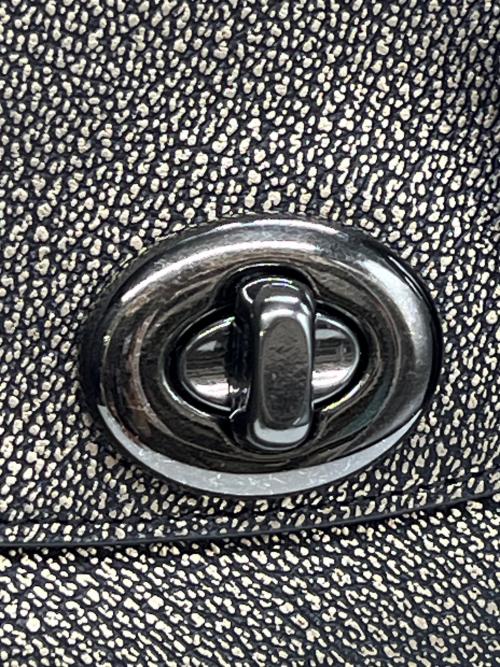 COACH（コーチ）COACH (コーチ) エレベーテッド ライダー33 サッチェル メタリックレザー ブロンズの古着・服飾アイテム