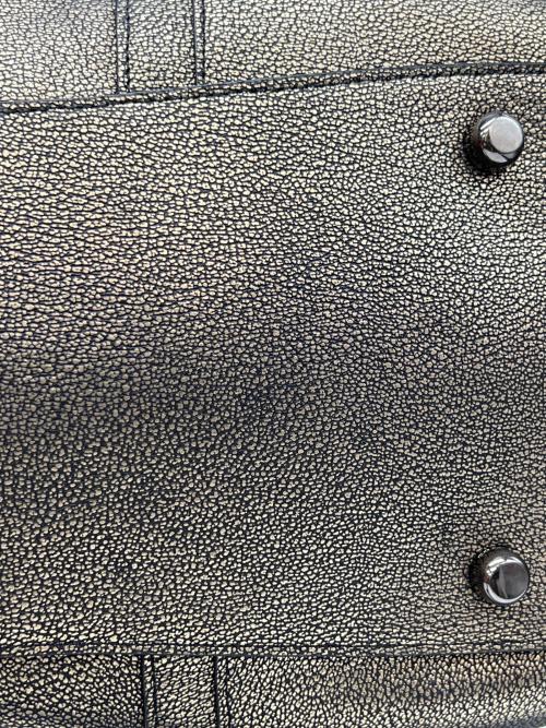 COACH（コーチ）COACH (コーチ) エレベーテッド ライダー33 サッチェル メタリックレザー ブロンズの古着・服飾アイテム