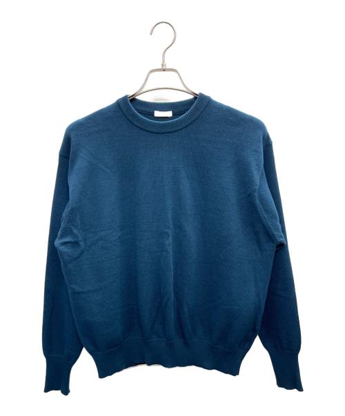 awasa（アワサ）awasa (アワサ) 厚手ニット ブルー サイズ:1の古着・服飾アイテム
