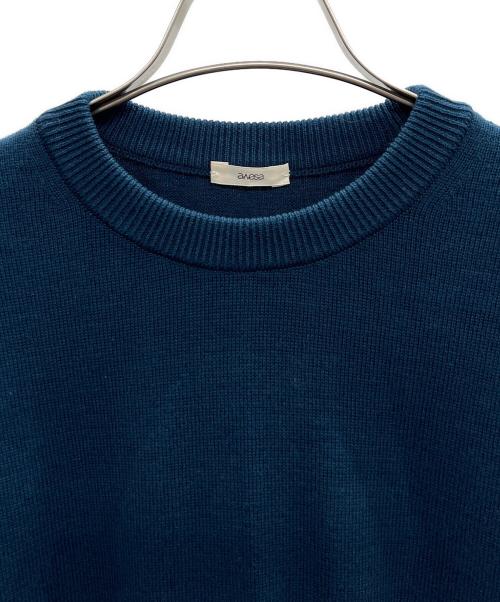awasa（アワサ）awasa (アワサ) 厚手ニット ブルー サイズ:1の古着・服飾アイテム