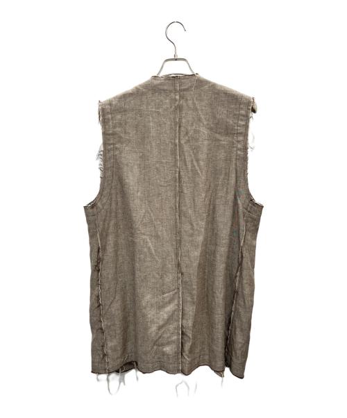 Urig（ウーリッヒ）Urig (ウーリッヒ) リネンベスト ベージュ サイズ:freeの古着・服飾アイテム