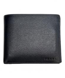 PRADA（プラダ）の古着「2つ折り財布 SAFFIANO」｜NERO