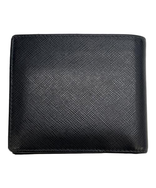 PRADA（プラダ）PRADA (プラダ) 2つ折り財布 SAFFIANO NEROの古着・服飾アイテム