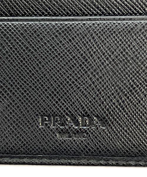 PRADA（プラダ）PRADA (プラダ) 2つ折り財布 SAFFIANO NEROの古着・服飾アイテム