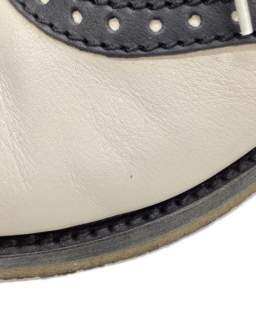 BOTTEGA VENETA（ボッテガベネタ）BOTTEGA VENETA (ボッテガベネタ) サドルシューズ ベージュ×ネイビー サイズ:41の古着・服飾アイテム