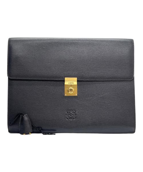LOEWE（ロエベ）LOEWE (ロエベ) セカンドバッグ ブラックの古着・服飾アイテム