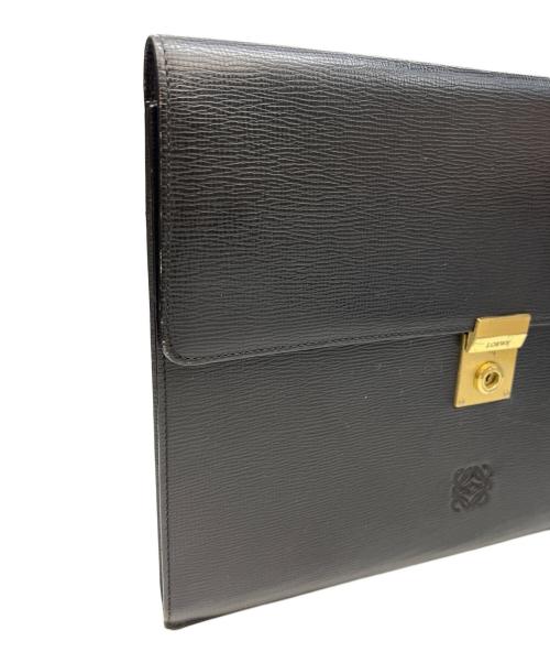 LOEWE（ロエベ）LOEWE (ロエベ) セカンドバッグ ブラックの古着・服飾アイテム