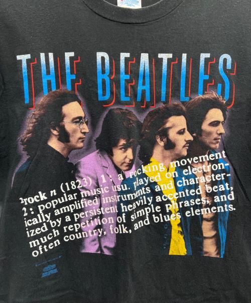 Hanes（ヘインズ）Hanes (ヘインズ) THE BEATLES (ビートルズ) THE BEATLES Tシャツ 1991年 ブラック サイズ:Lの古着・服飾アイテム