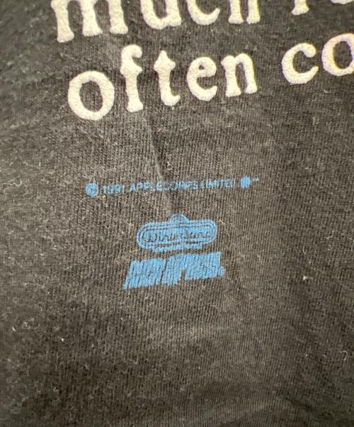 Hanes（ヘインズ）Hanes (ヘインズ) THE BEATLES (ビートルズ) THE BEATLES Tシャツ 1991年 ブラック サイズ:Lの古着・服飾アイテム