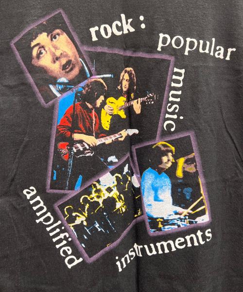 Hanes（ヘインズ）Hanes (ヘインズ) THE BEATLES (ビートルズ) THE BEATLES Tシャツ 1991年 ブラック サイズ:Lの古着・服飾アイテム