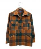 PENDLETONペンドルトン）の古着「ウールジャケット 70s」｜オレンジ