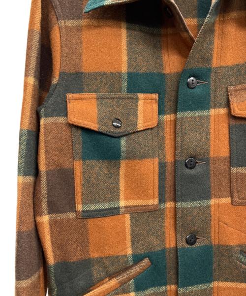 PENDLETON（ペンドルトン）PENDLETON (ペンドルトン) ウールジャケット 70s オレンジ サイズ:Sの古着・服飾アイテム