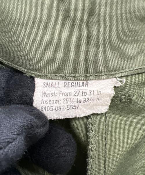 US ARMY（ユーエスアーミー）US ARMY (ユーエスアーミー) ジャングルファティーグパンツ 1967年 グリーン サイズ:SMALL REGULARの古着・服飾アイテム