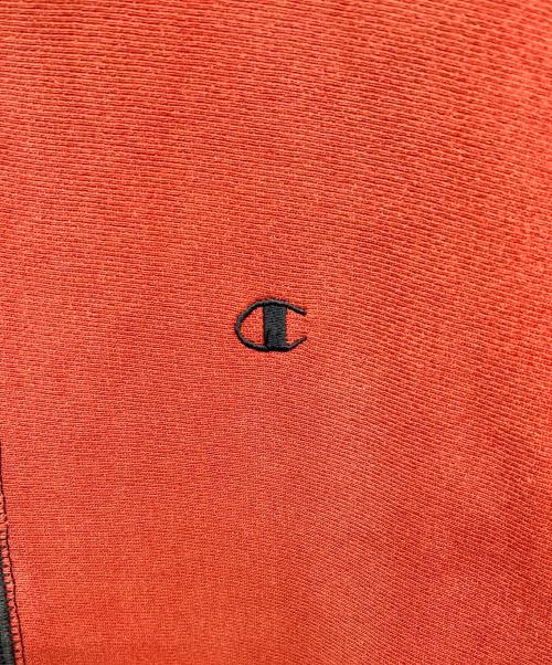 Champion（チャンピオン）Champion (チャンピオン) クルーネックスウェット レッド×ネイビー サイズ:LARGEの古着・服飾アイテム