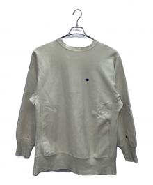 Champion（チャンピオン）の古着「クルーネックスウェット」｜アイボリー