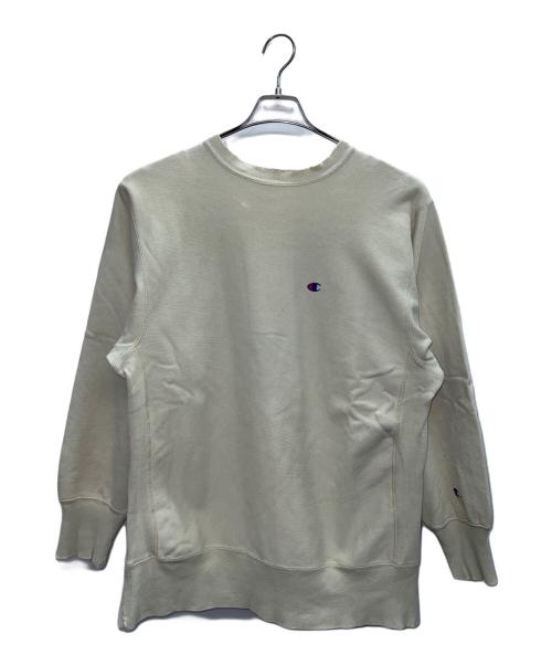 Champion（チャンピオン）Champion (チャンピオン) クルーネックスウェット アイボリー サイズ:X-LARGEの古着・服飾アイテム