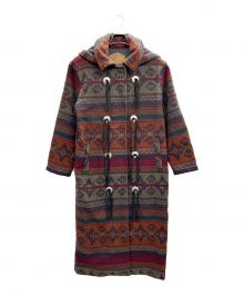 WOOLRICH（ウールリッチ）の古着「フーデッドコート」｜レッド×グレー