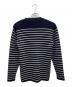 SAINT JAMES (セントジェームス) 厚手ボーダーニット カンカル 60s ネイビー×ホワイト サイズ:不明：15000円