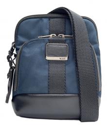 TUMI（トゥミ）の古着「ショルダーバッグ ALPHA BRAVO」｜ネイビー×ブラック