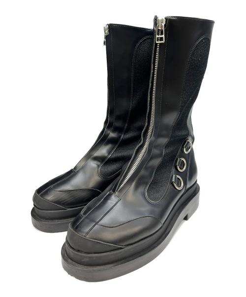 FUMIKA UCHIDA（フミカウチダ）FUMIKA UCHIDA (フミカウチダ) SEMI PATENT ZIP UP BOOTS ブラック サイズ:37の古着・服飾アイテム