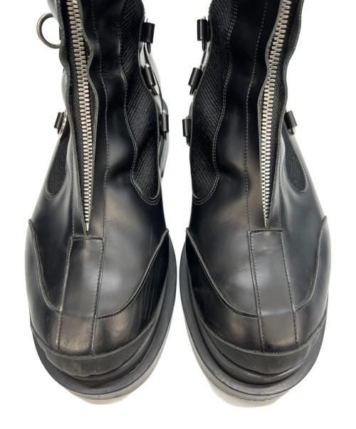 FUMIKA UCHIDA（フミカウチダ）FUMIKA UCHIDA (フミカウチダ) SEMI PATENT ZIP UP BOOTS ブラック サイズ:37の古着・服飾アイテム