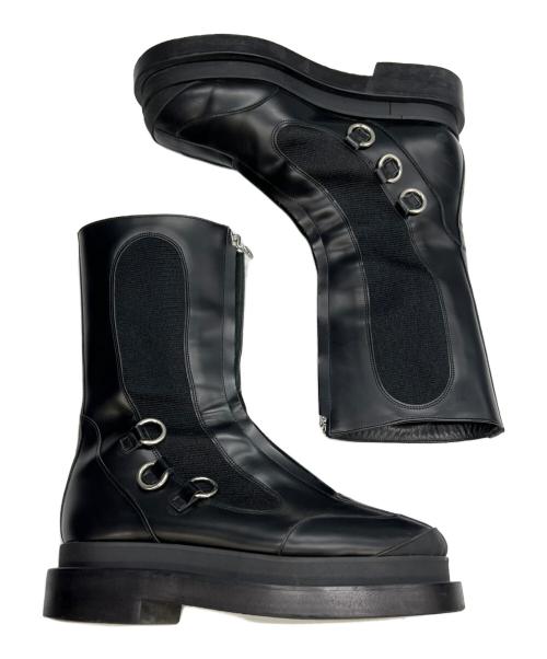 FUMIKA UCHIDA（フミカウチダ）FUMIKA UCHIDA (フミカウチダ) SEMI PATENT ZIP UP BOOTS ブラック サイズ:37の古着・服飾アイテム