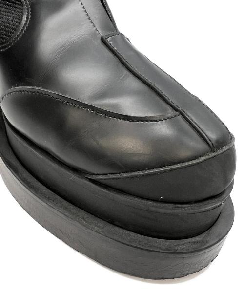 FUMIKA UCHIDA（フミカウチダ）FUMIKA UCHIDA (フミカウチダ) SEMI PATENT ZIP UP BOOTS ブラック サイズ:37の古着・服飾アイテム