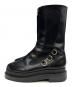 FUMIKA UCHIDA (フミカウチダ) SEMI PATENT ZIP UP BOOTS ブラック サイズ:37：35000円